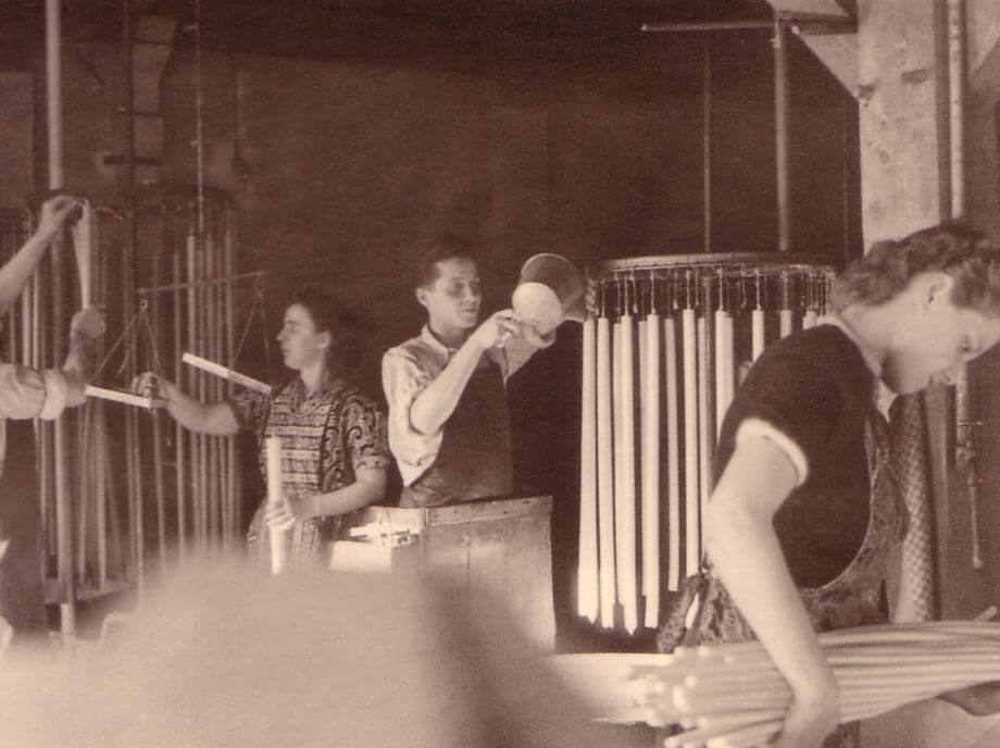 Historisches Foto aus dem Jahr 1956
