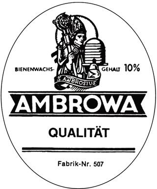 Qualitätsmerkmal auf Altarkerzen: Das Ambrowasiegel